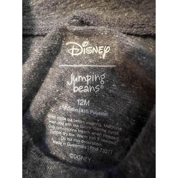 Baby Boy 18m Mickey Mouse Christmas Long Sleeve Shirt • Jumping Beans - Picture 4 of 5